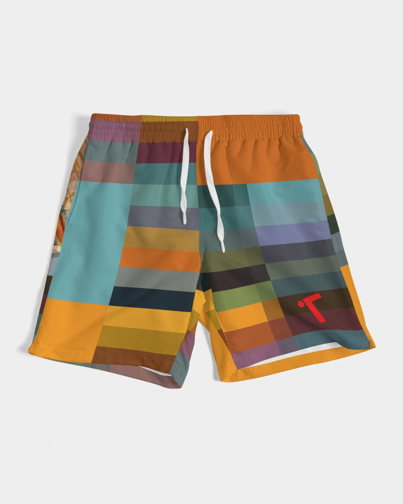 NormalNot Block Bar Swim Trunks
