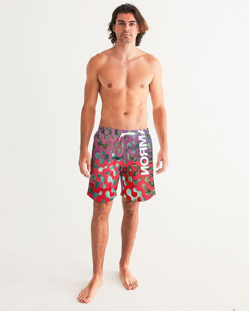 NormalNot Red to Blue Swim Trunks