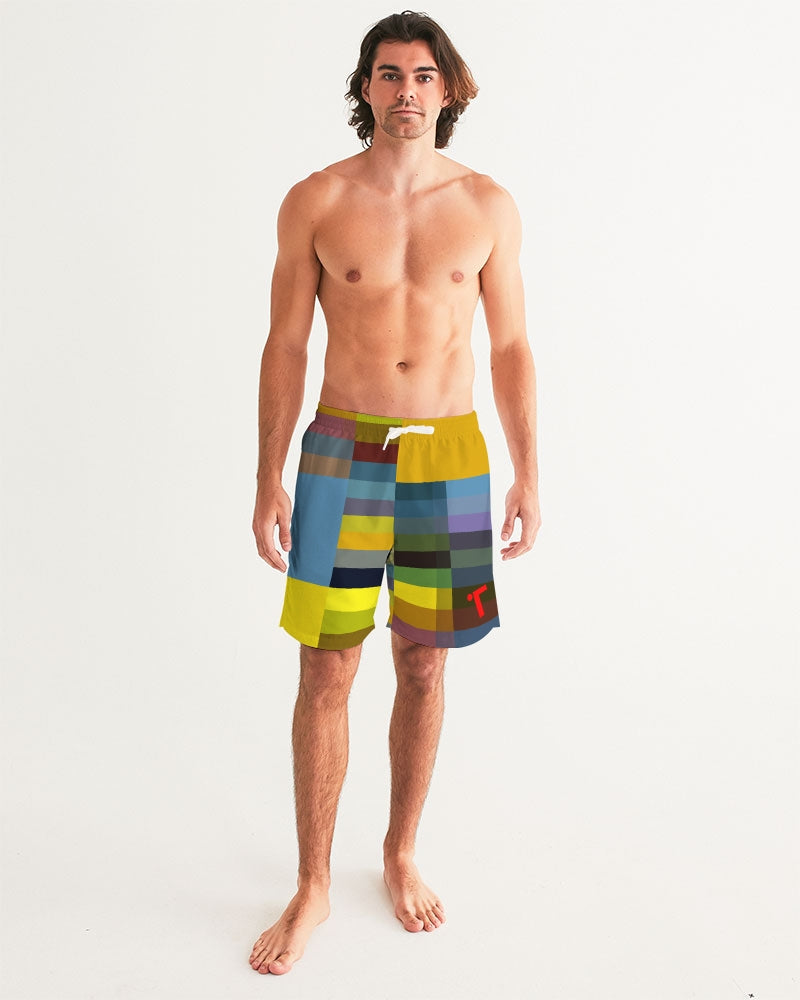 NormalNot Block Bar Swim Trunks