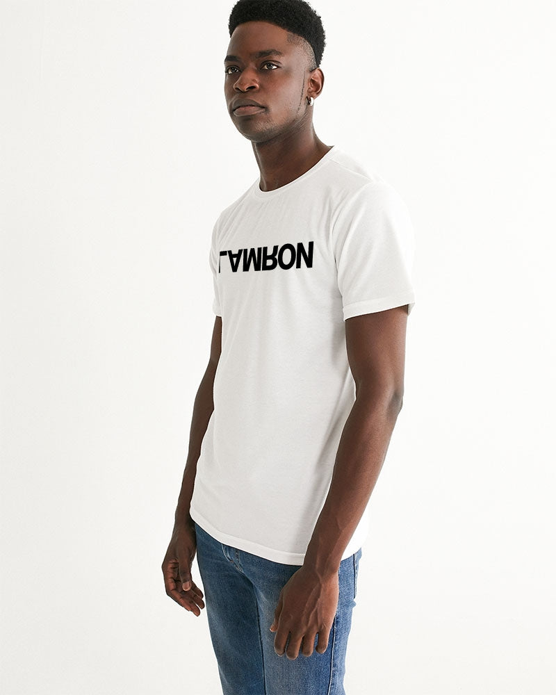 lamron white logo tee shirt - normalnot.com