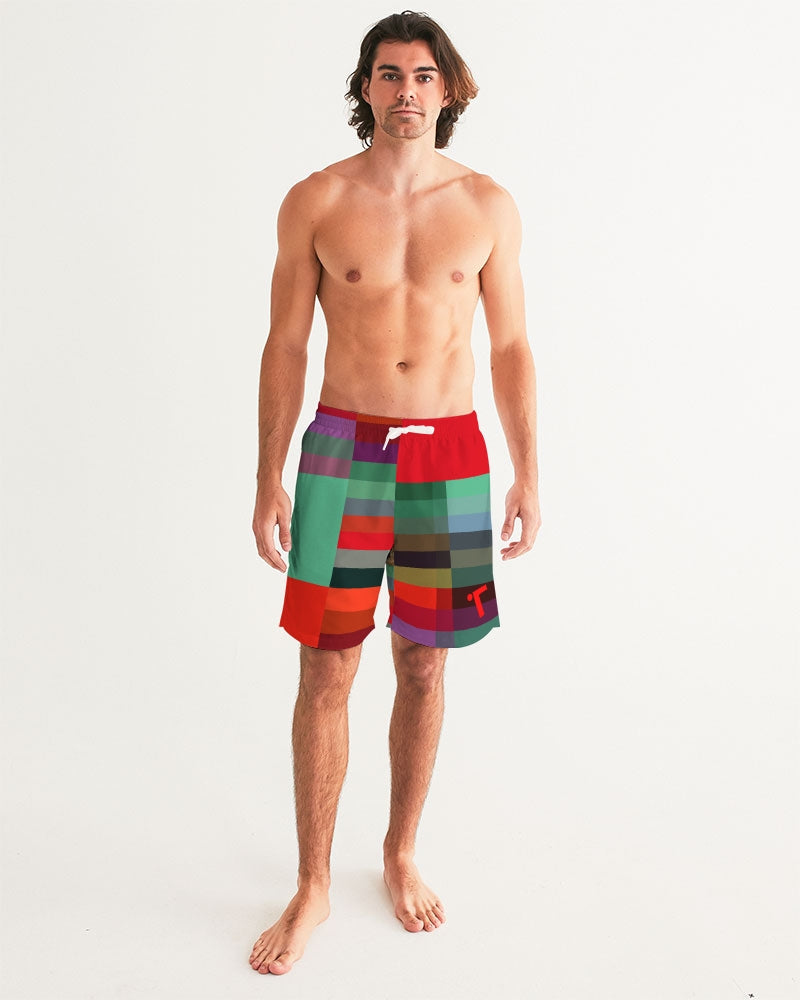 NormalNot Block Bar Swim Trunks
