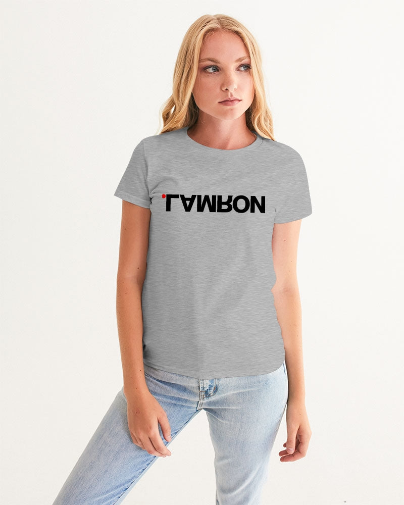 lamron gray woman's logo tee shirt - normalnot.com