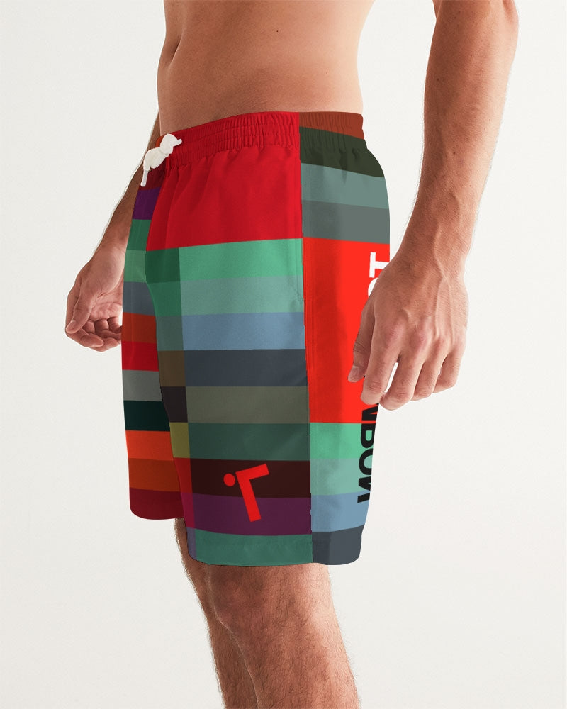 NormalNot Block Bar Swim Trunks