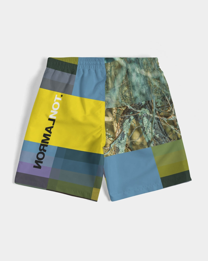 NormalNot Block Bar Swim Trunks