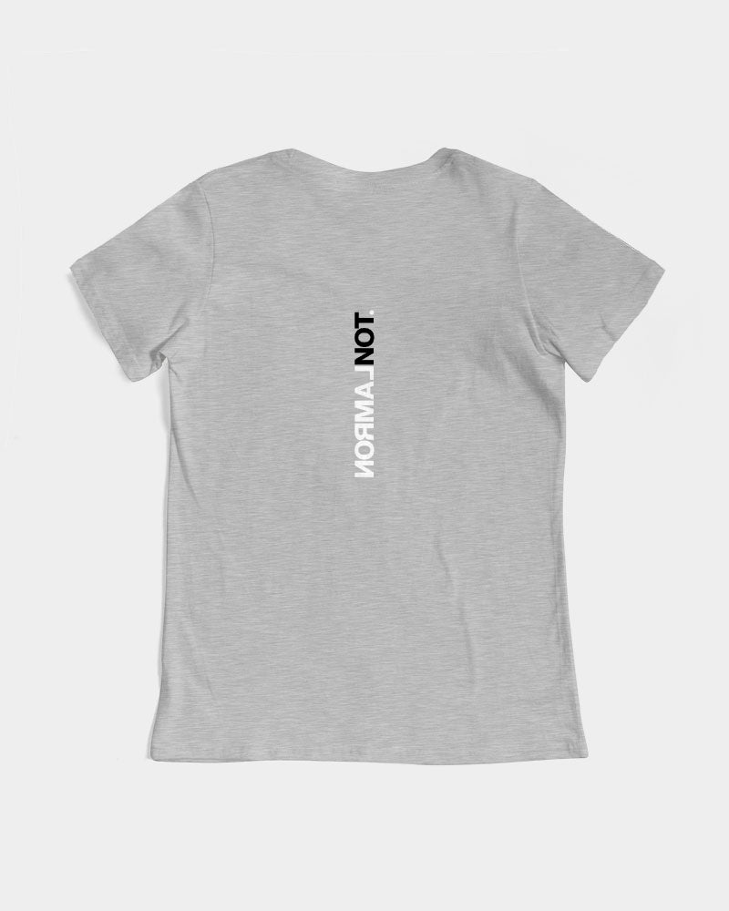 lamron gray woman's logo tee shirt - normalnot.com