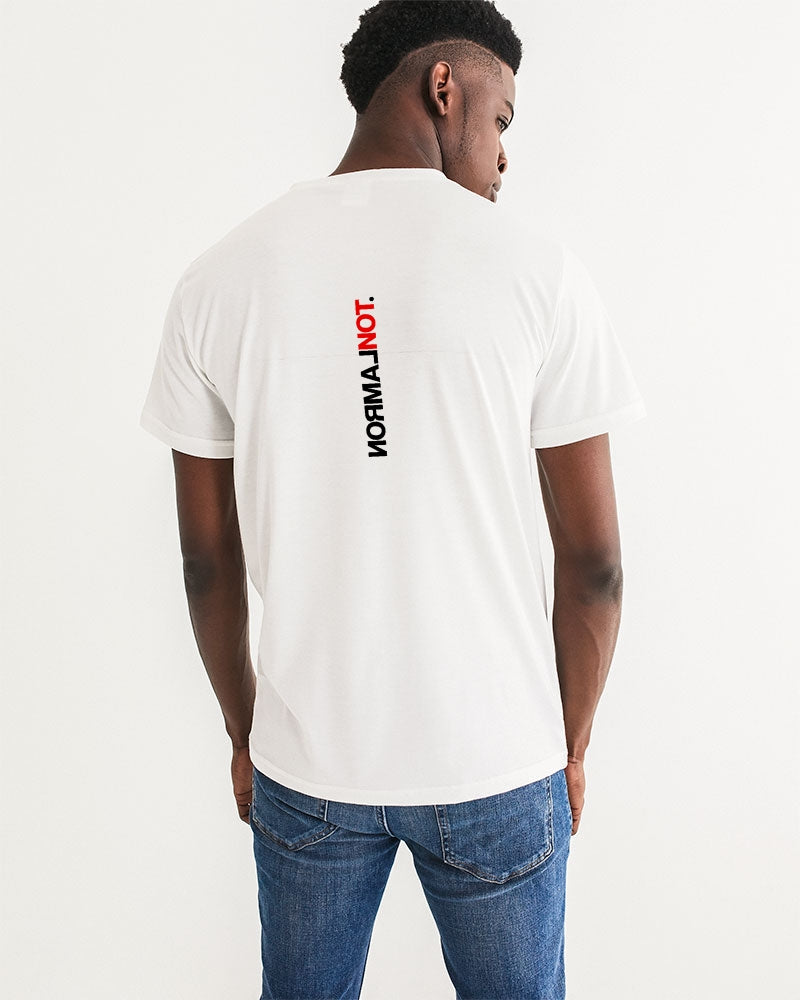 lamron white logo tee shirt - normalnot.com
