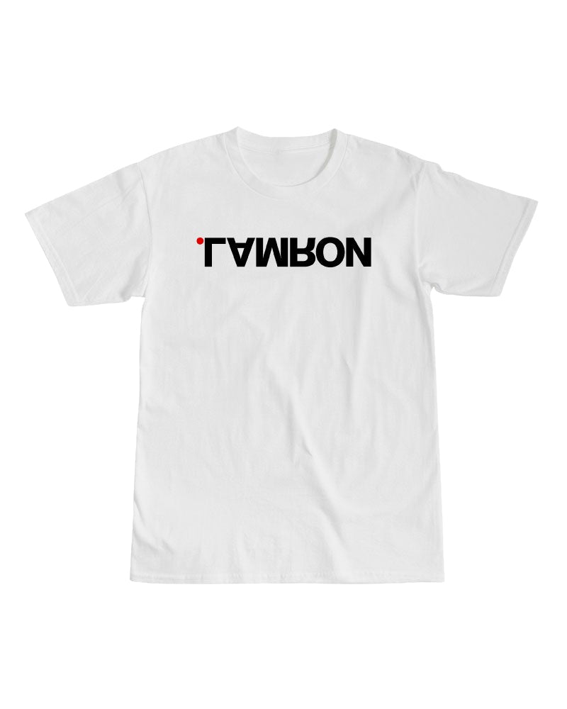 lamron white logo tee shirt - normalnot.com