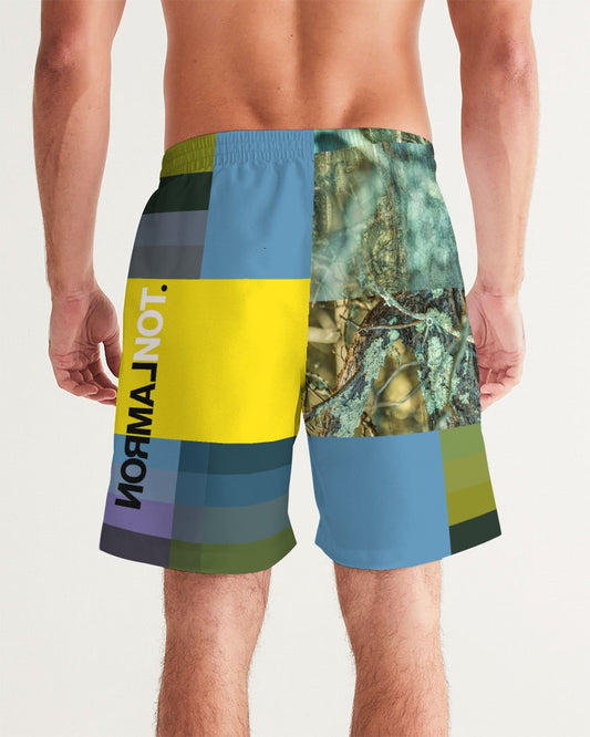 NormalNot Block Bar Swim Trunks