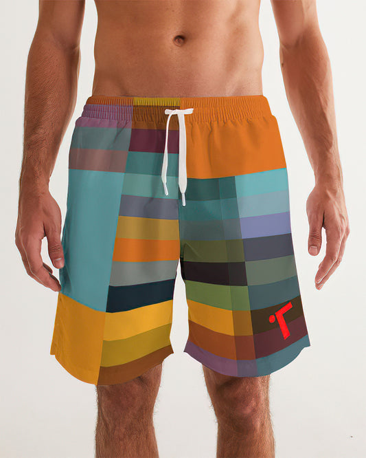 NormalNot Block Bar Swim Trunks