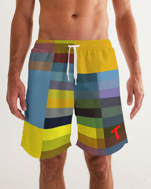 NormalNot Block Bar Swim Trunks