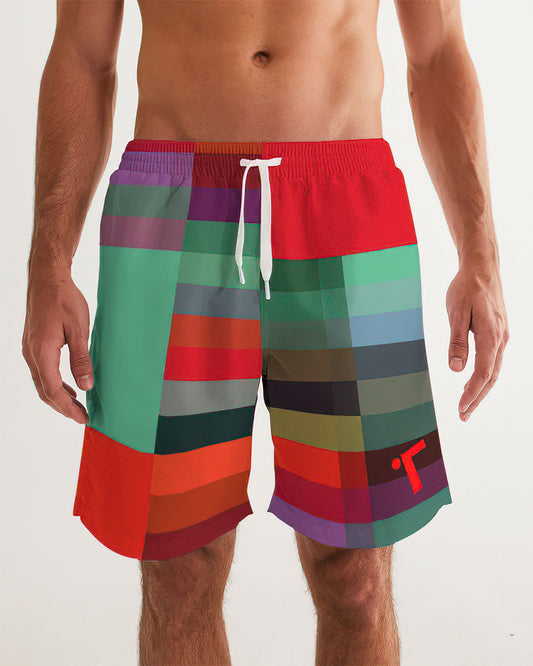 NormalNot Block Bar Swim Trunks