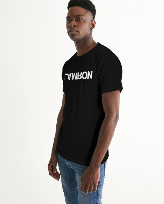 lamron black logo tee shirt - normalnot.com